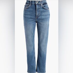 rag & bone Flexi Wren high waist ankle slim straight leg jeans
